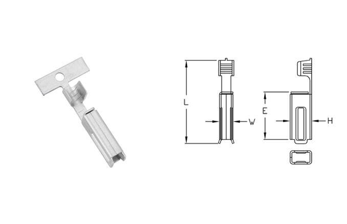 Pin Type Series Terminal 1518DS Pin Type Series Terminal 1518DS